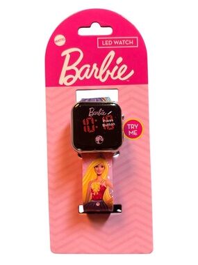 Mattel | BARBIE LED Watch Not A Toy New in Packaging Wrist Wear Press Screen NWT
